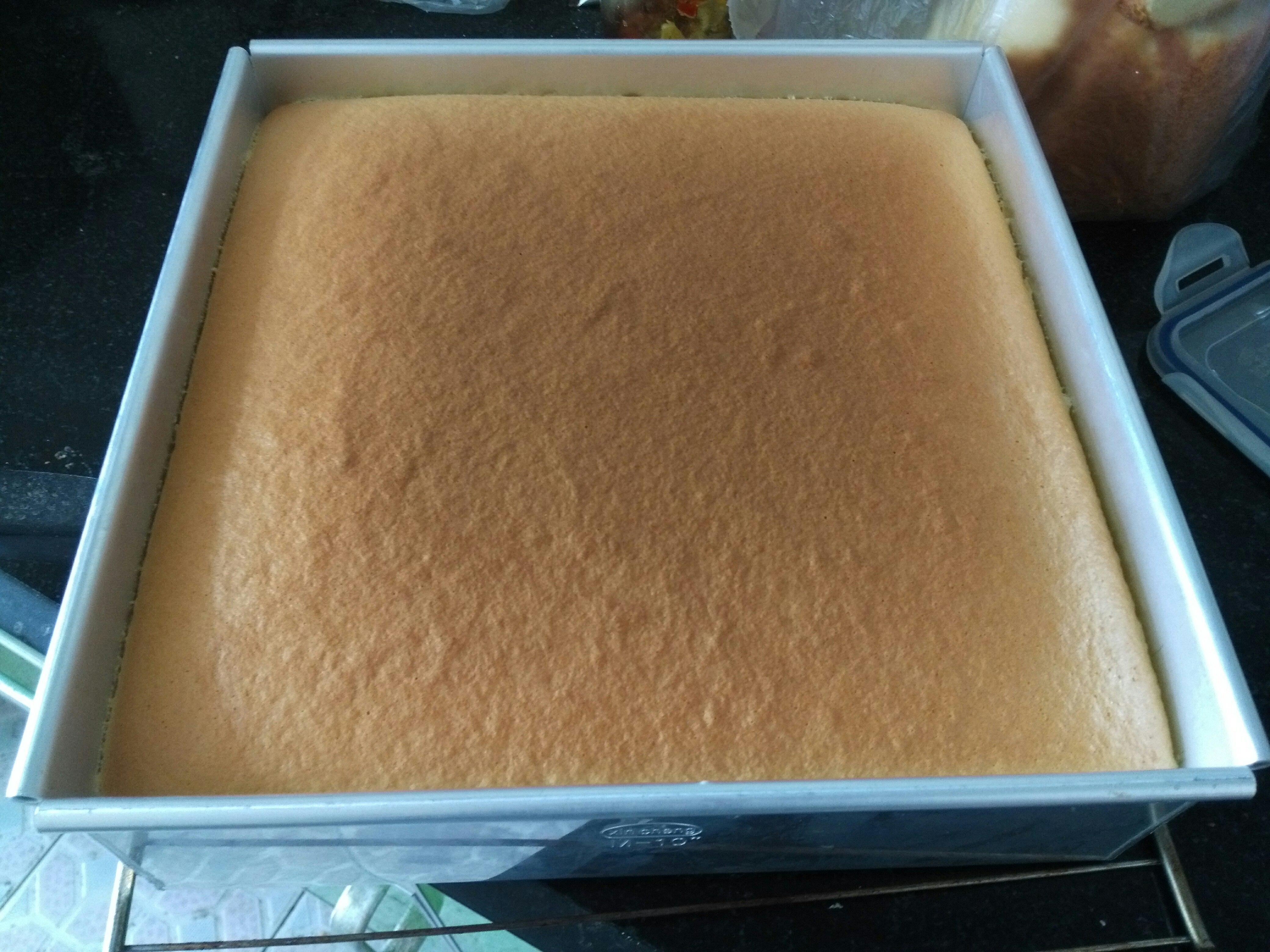 十寸酸奶蛋糕（方型模具）的做法 步骤13