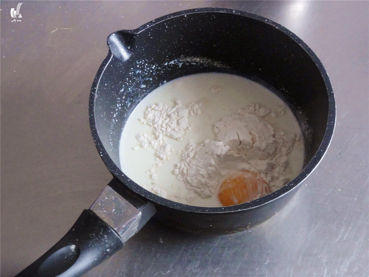 湯種卡仕達吐司的做法 步骤1