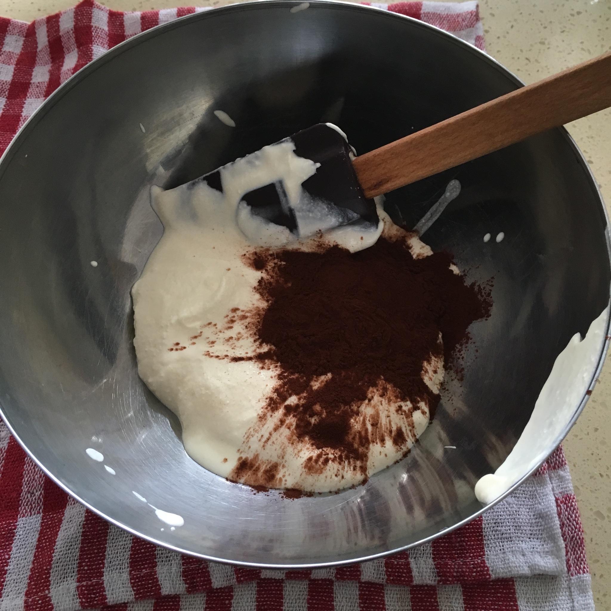 酸奶油巧克力香蕉麪包 （像蛋糕的快手面包）的做法 步骤1
