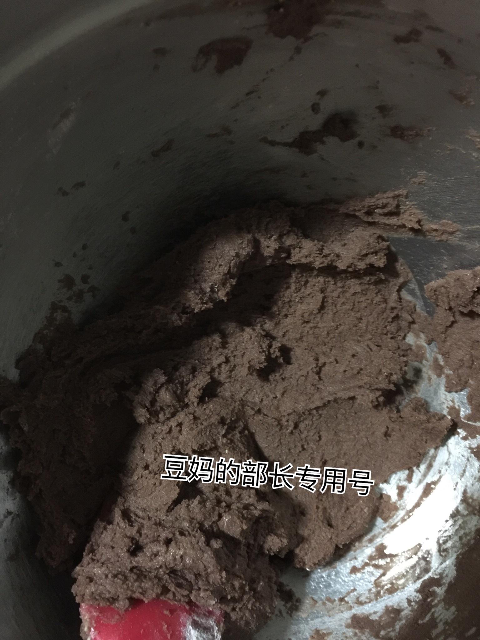 KUMAMON熊本熊巧克力酥脆曲奇的做法 步骤9