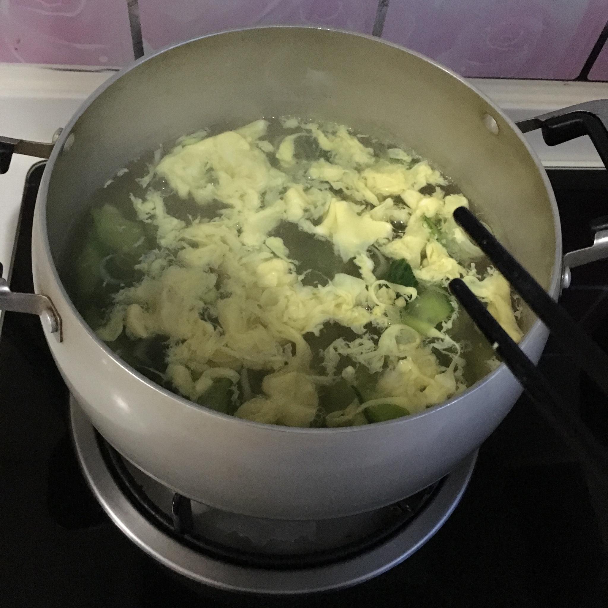 我愛家常菜---瓜片蛋花湯的做法 步骤9