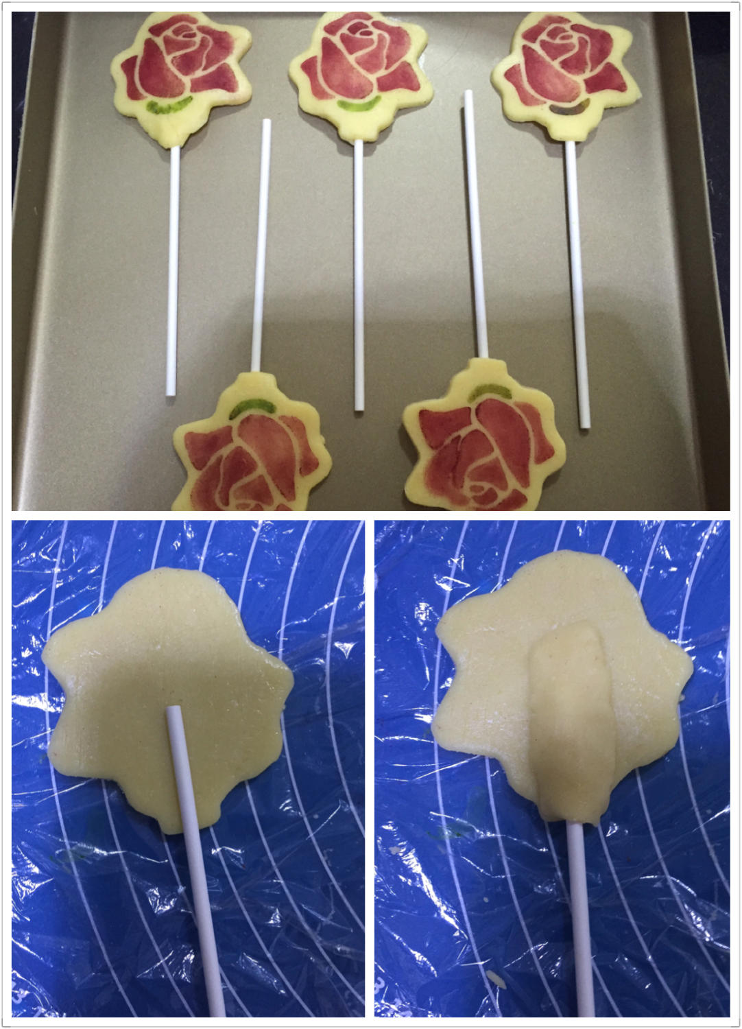 棒棒糖印花餅乾（0色素純天然）的做法 步骤8