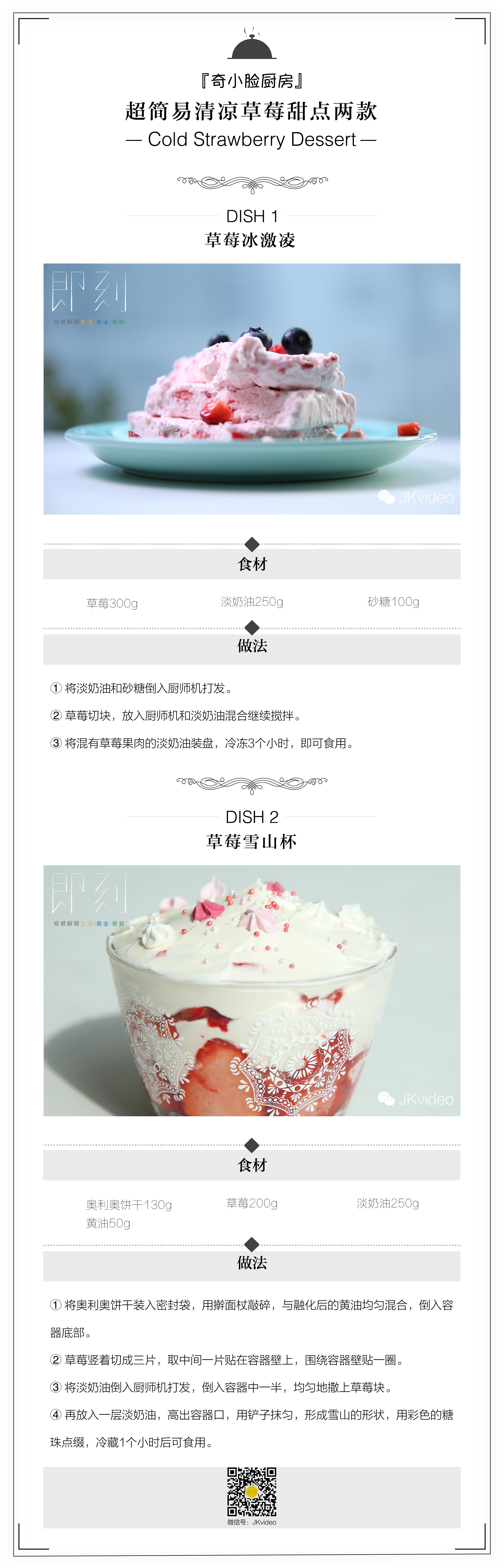 奇小臉廚房：春日清涼草莓料理 草莓冰淇淋and草莓雪山杯的做法 步骤10