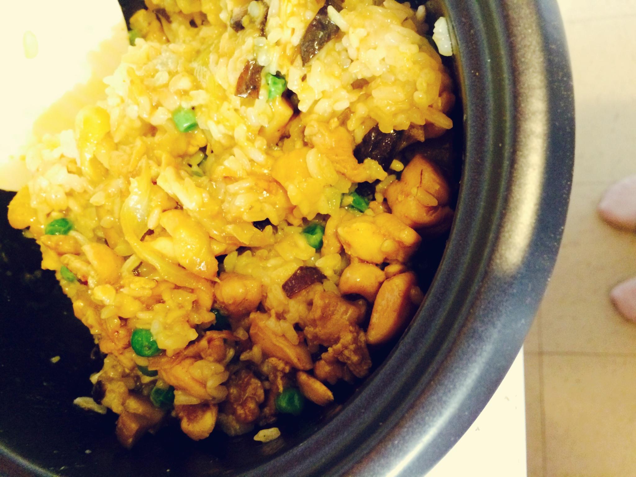 咖哩糯米雞Sweet Rice with Curry Chicken的做法 步骤9