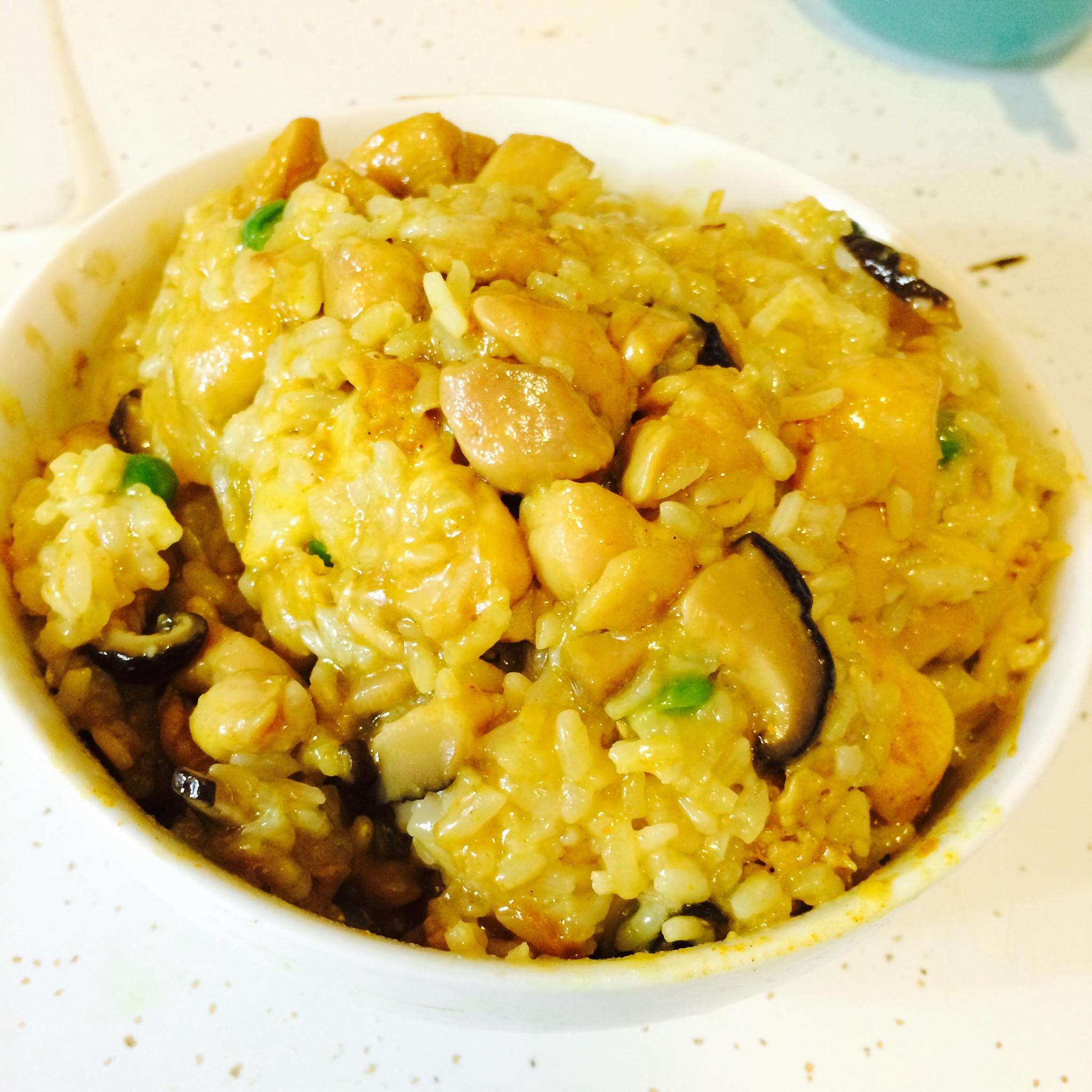 咖哩糯米雞Sweet Rice with Curry Chicken的做法 步骤10