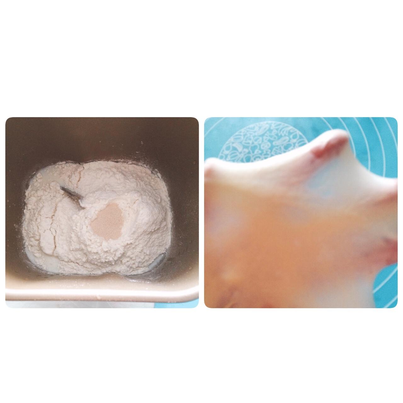 酸奶花朵麪包（一次發酵）持續試驗測試中……的做法 步骤1
