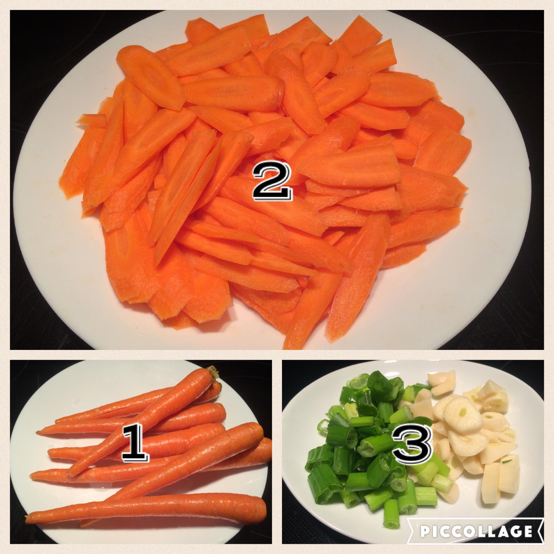 快手營養胡蘿蔔（蒸&炒的做法 步骤1