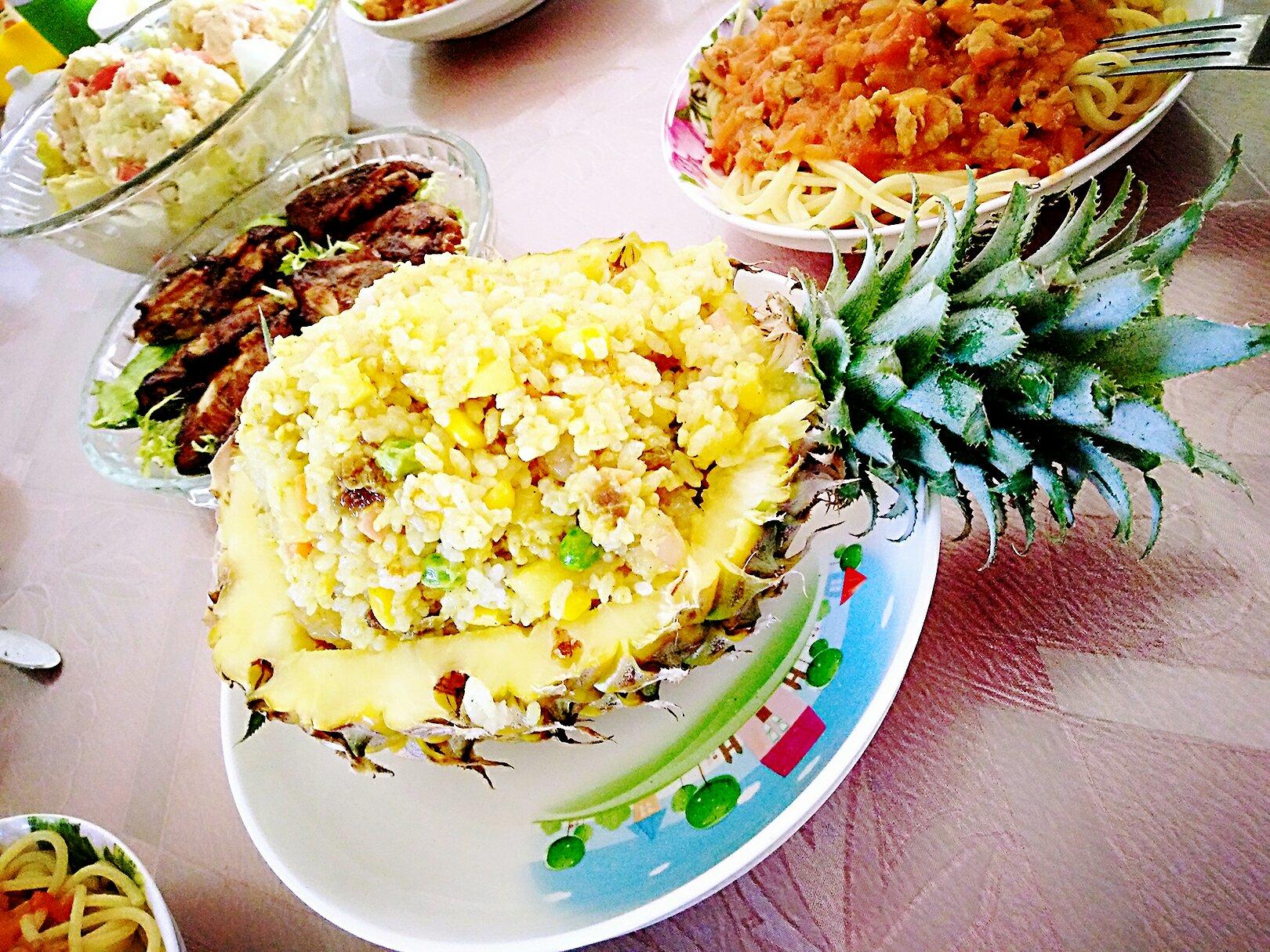 泰式咖哩菠蘿飯的做法 步骤7