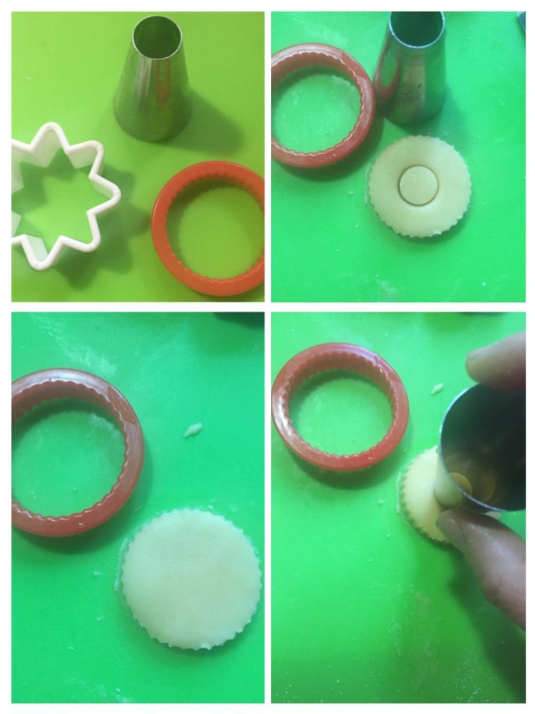 餅乾甜甜圈 曲奇餅乾底 甜品臺裝飾用餅乾的做法 步骤8