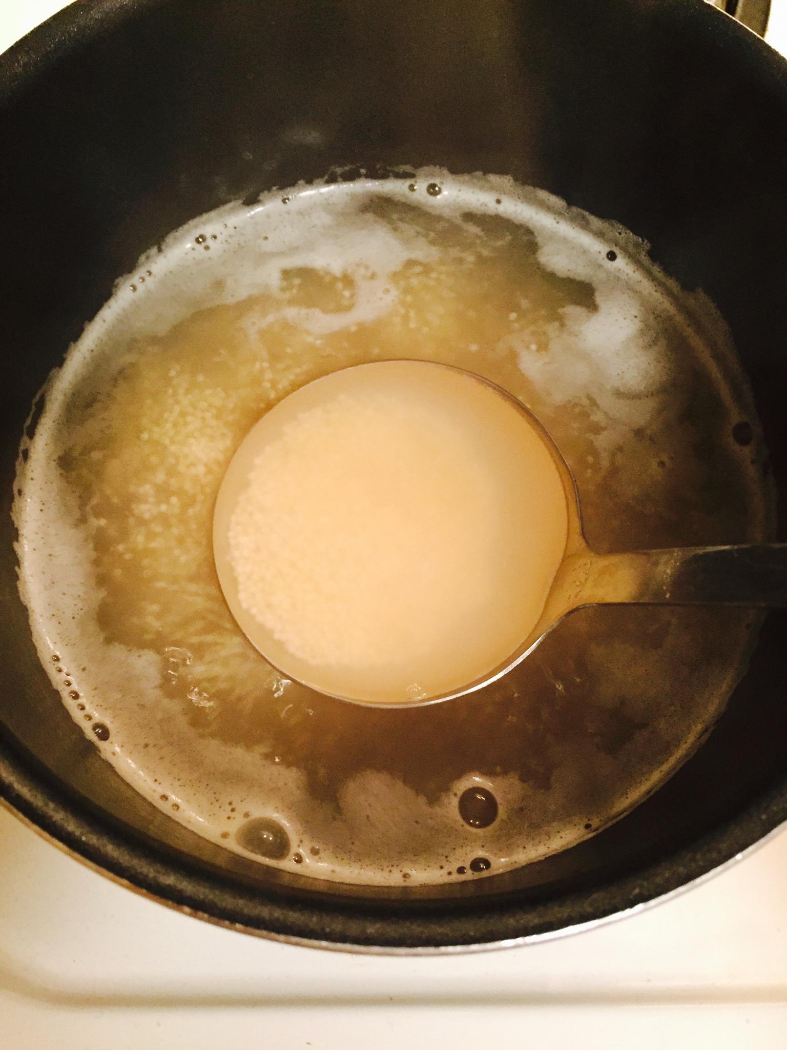 雞湯海蔘香菇小米粥的做法 步骤5