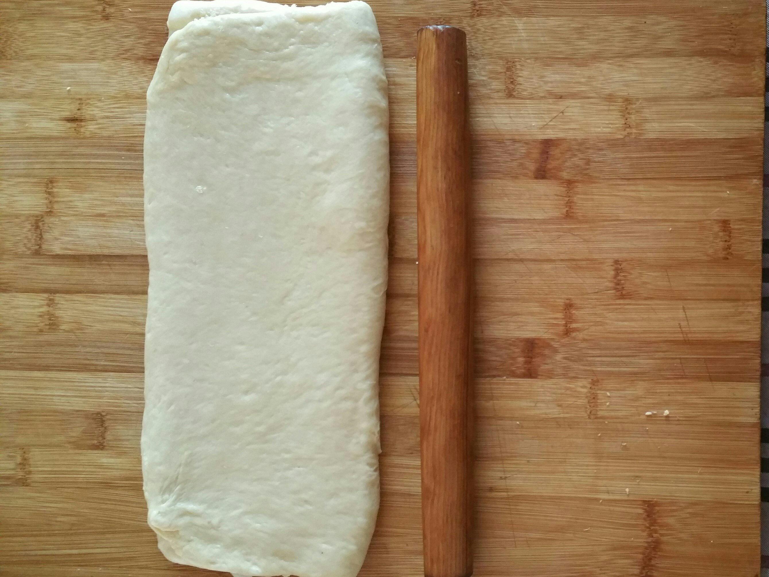 湯種淡奶油椰蓉手撕麪包的做法 步骤7