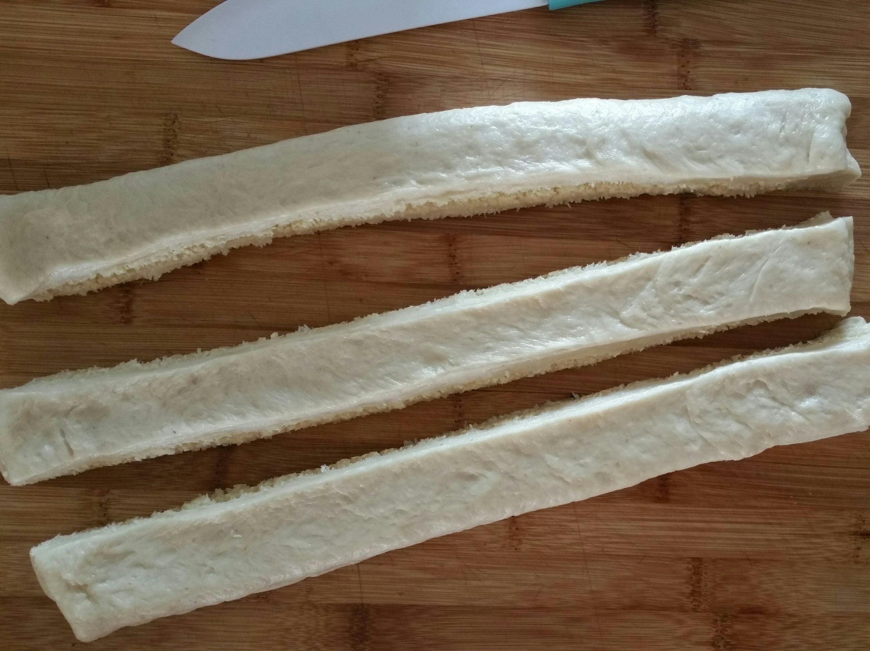 湯種淡奶油椰蓉手撕麪包的做法 步骤8