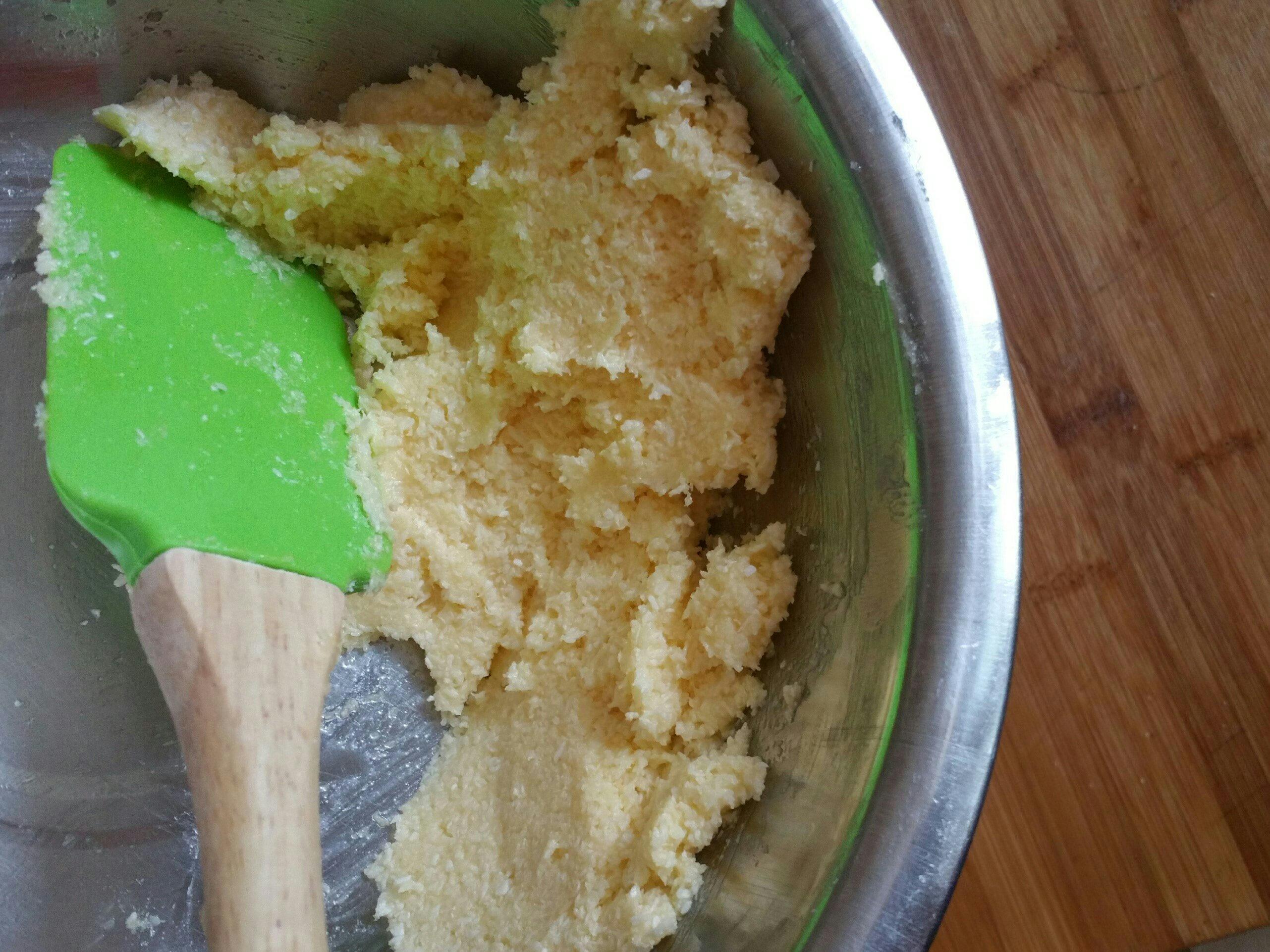 湯種淡奶油椰蓉手撕麪包的做法 步骤13