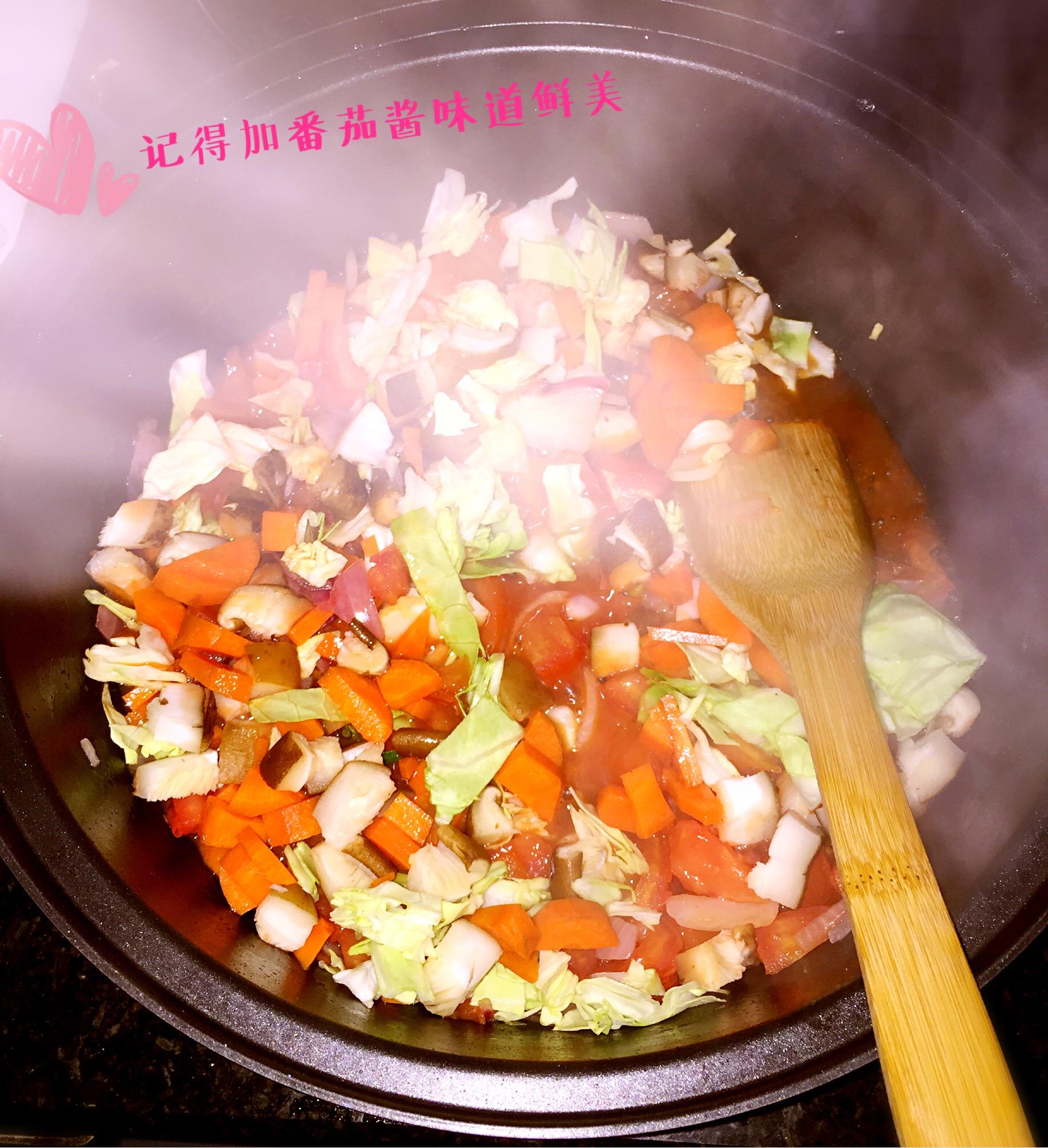 素羅宋湯燴飯的做法 步骤4