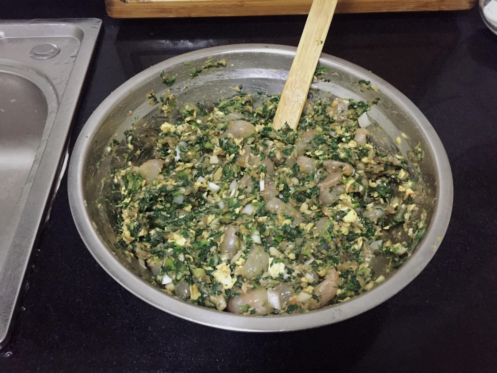 菠菜三鮮水餃的做法 步骤7