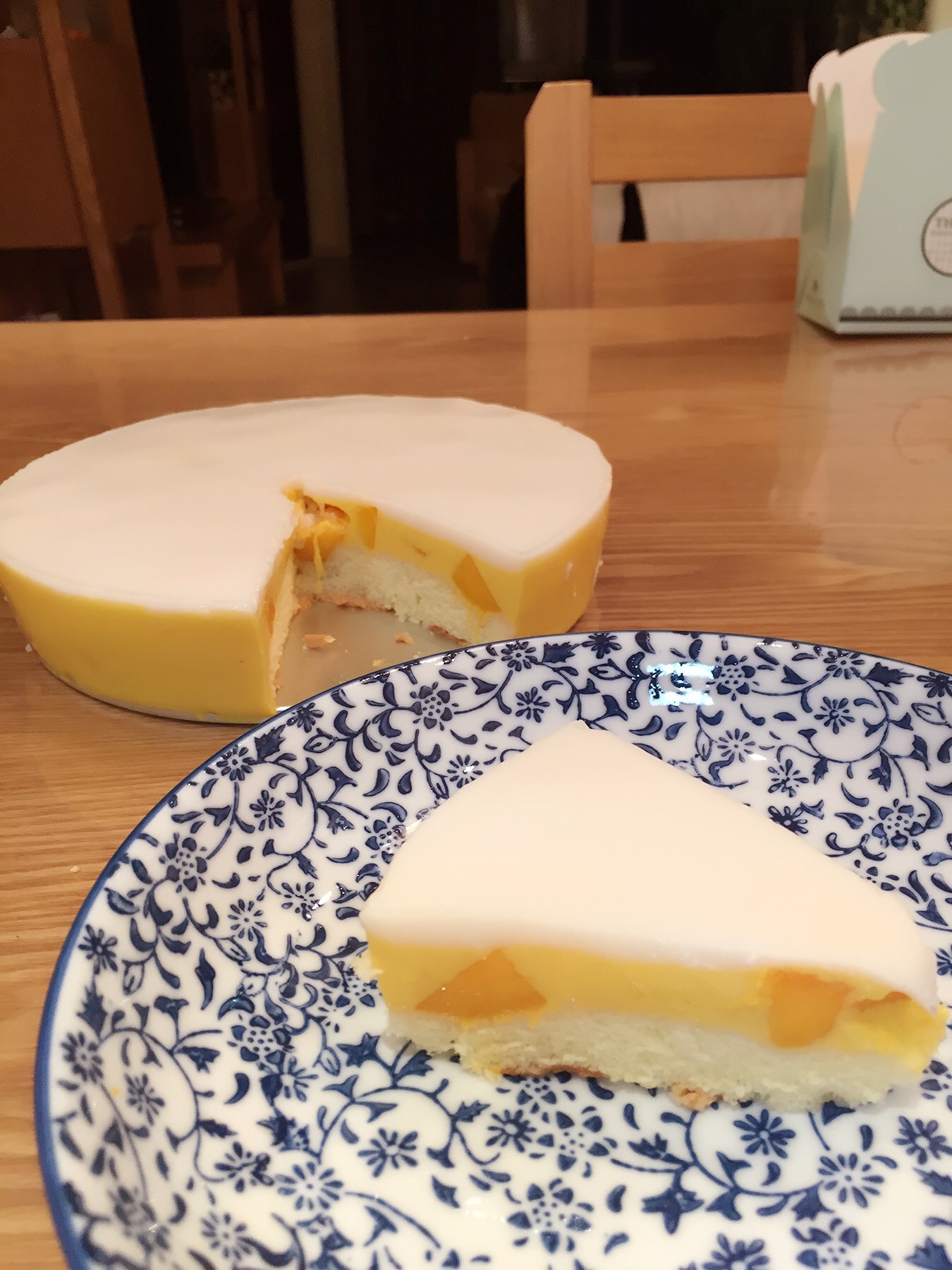芒果椰漿慕斯蛋糕的做法 步骤10