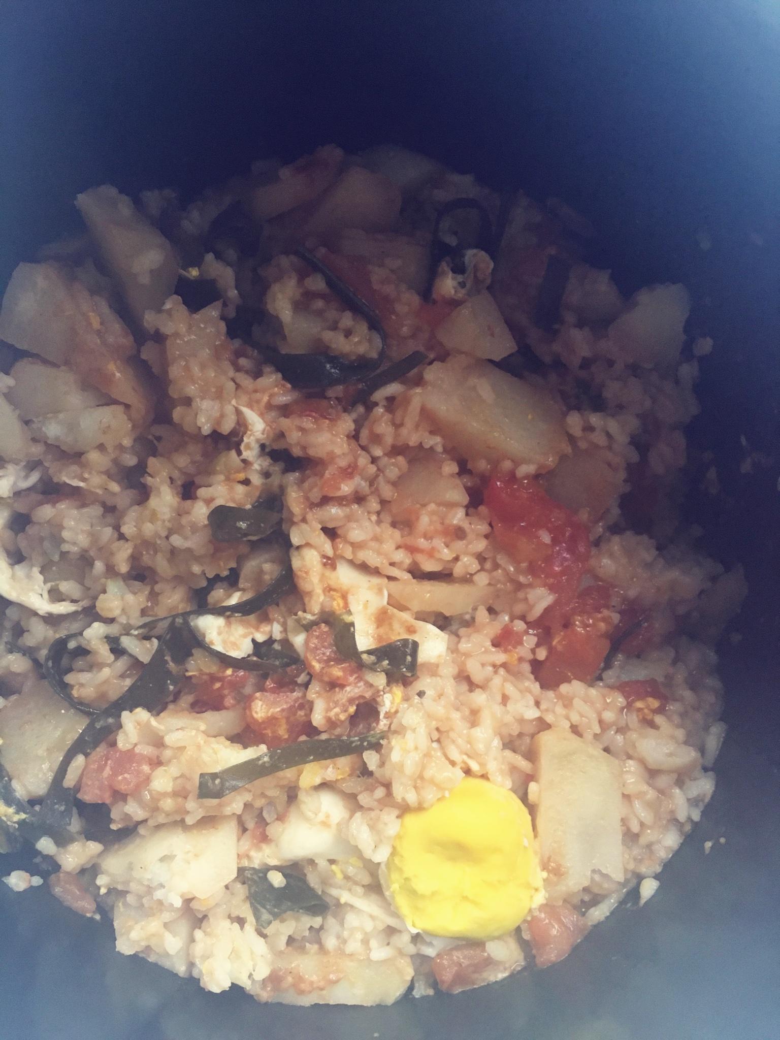 電飯鍋燜飯的做法 步骤4