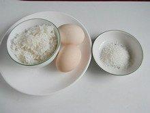 米飯雞蛋餅的做法 步骤1