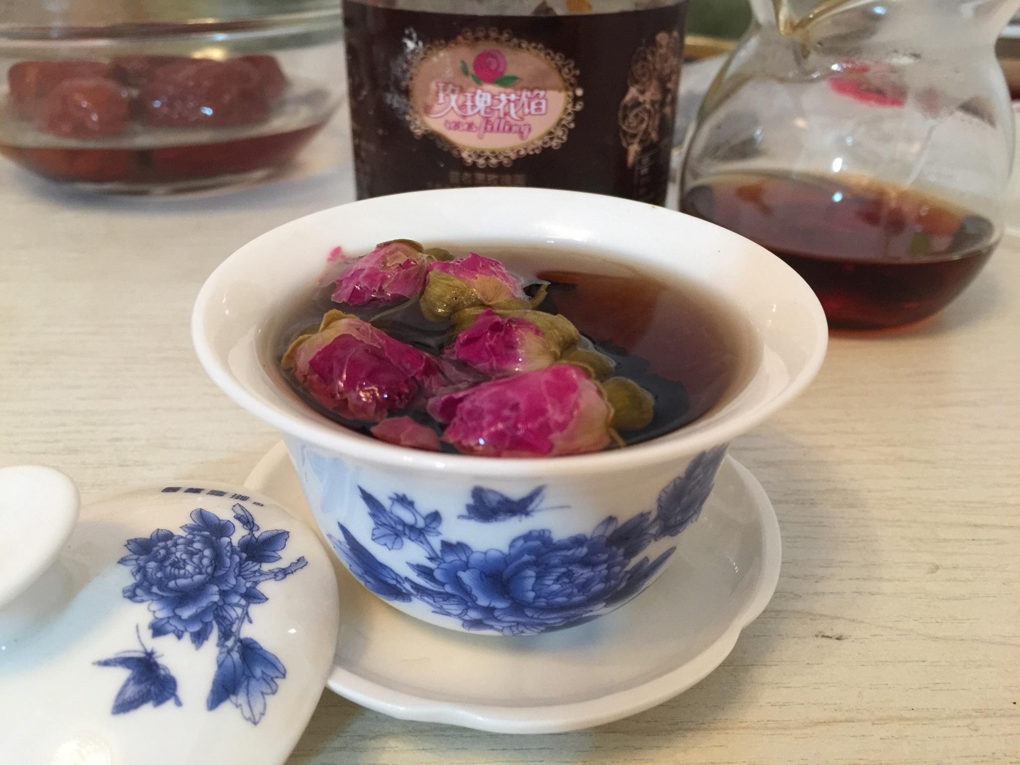 玫瑰普洱茶湯圓的做法 步骤2