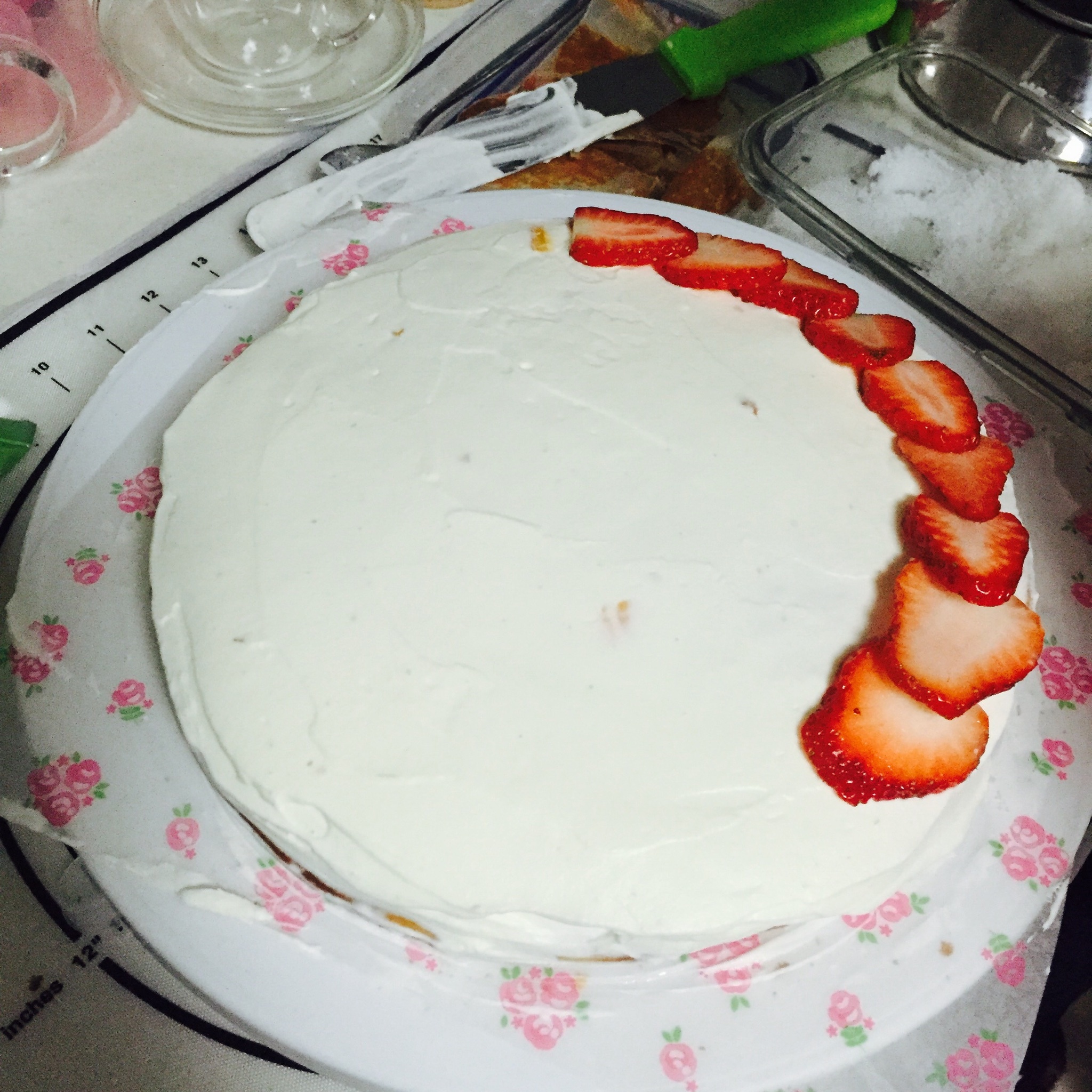 季節限定 草莓芒果夾心蛋糕的做法 步骤4