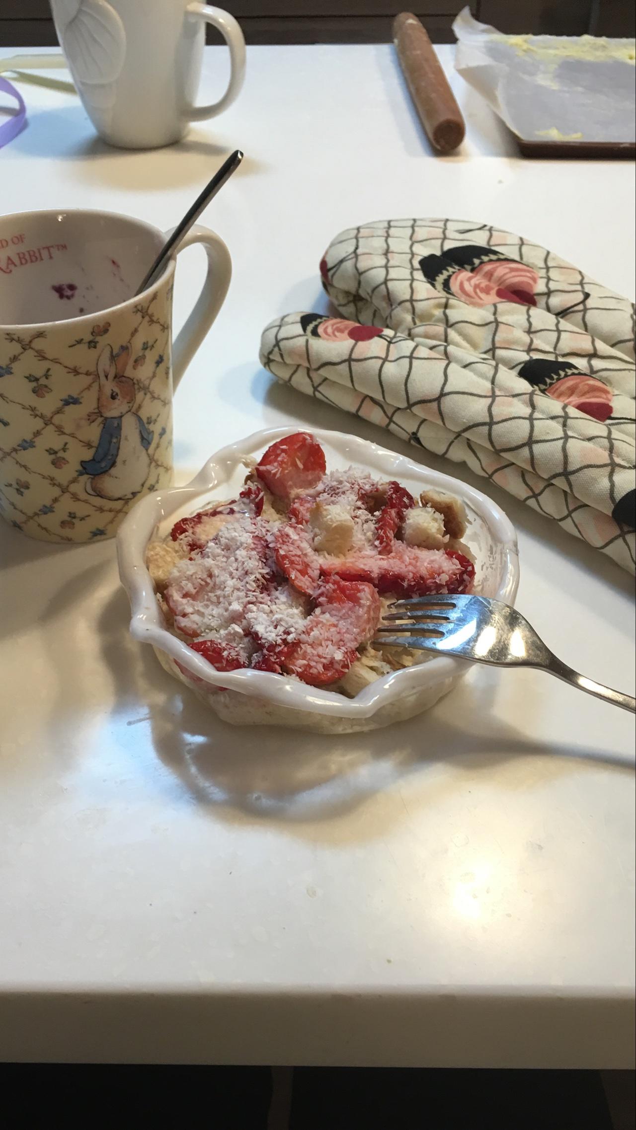 草莓麪包層層沙拉的做法 步骤5