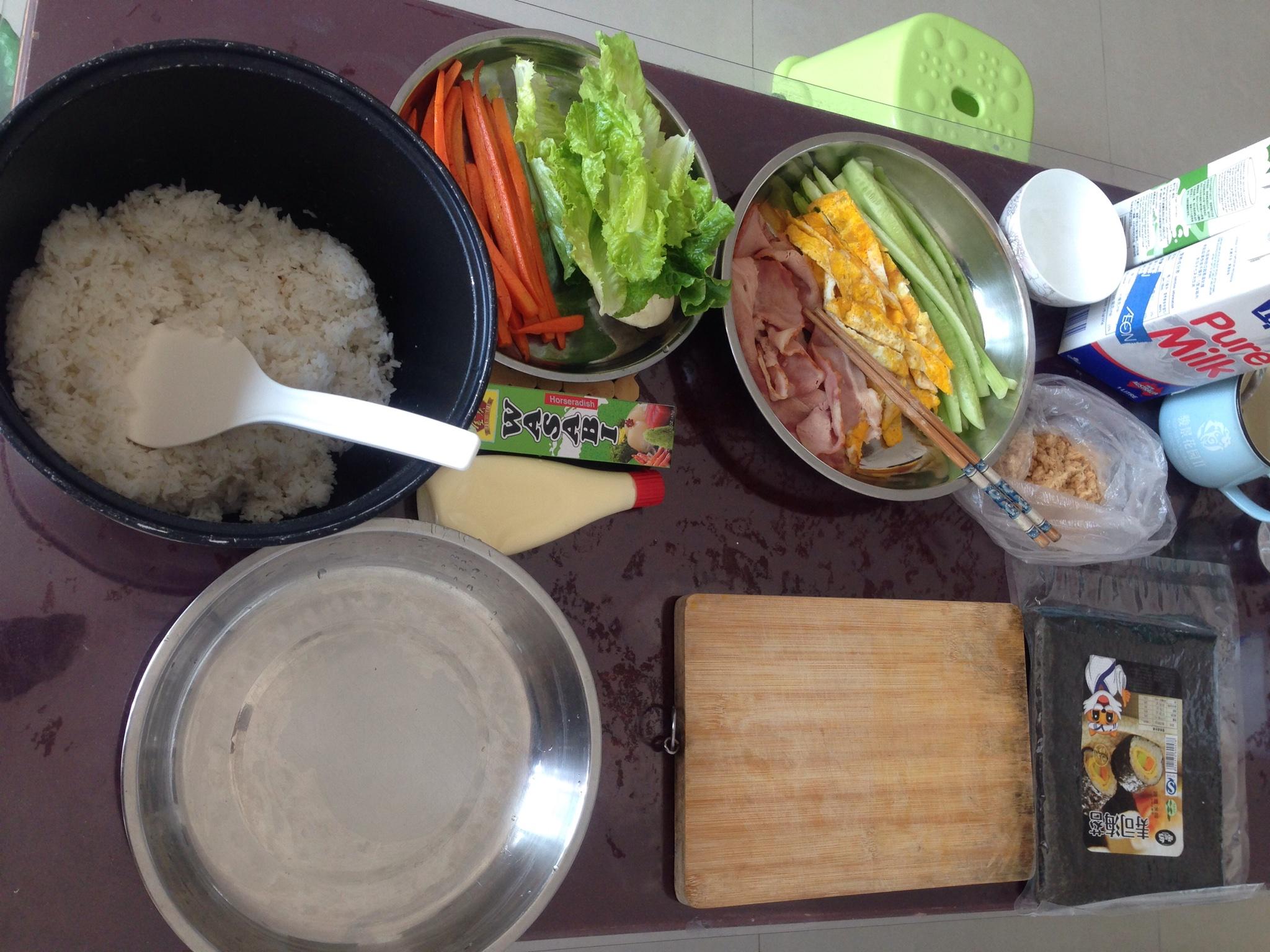 壽司（紫菜包飯）的做法 步骤1
