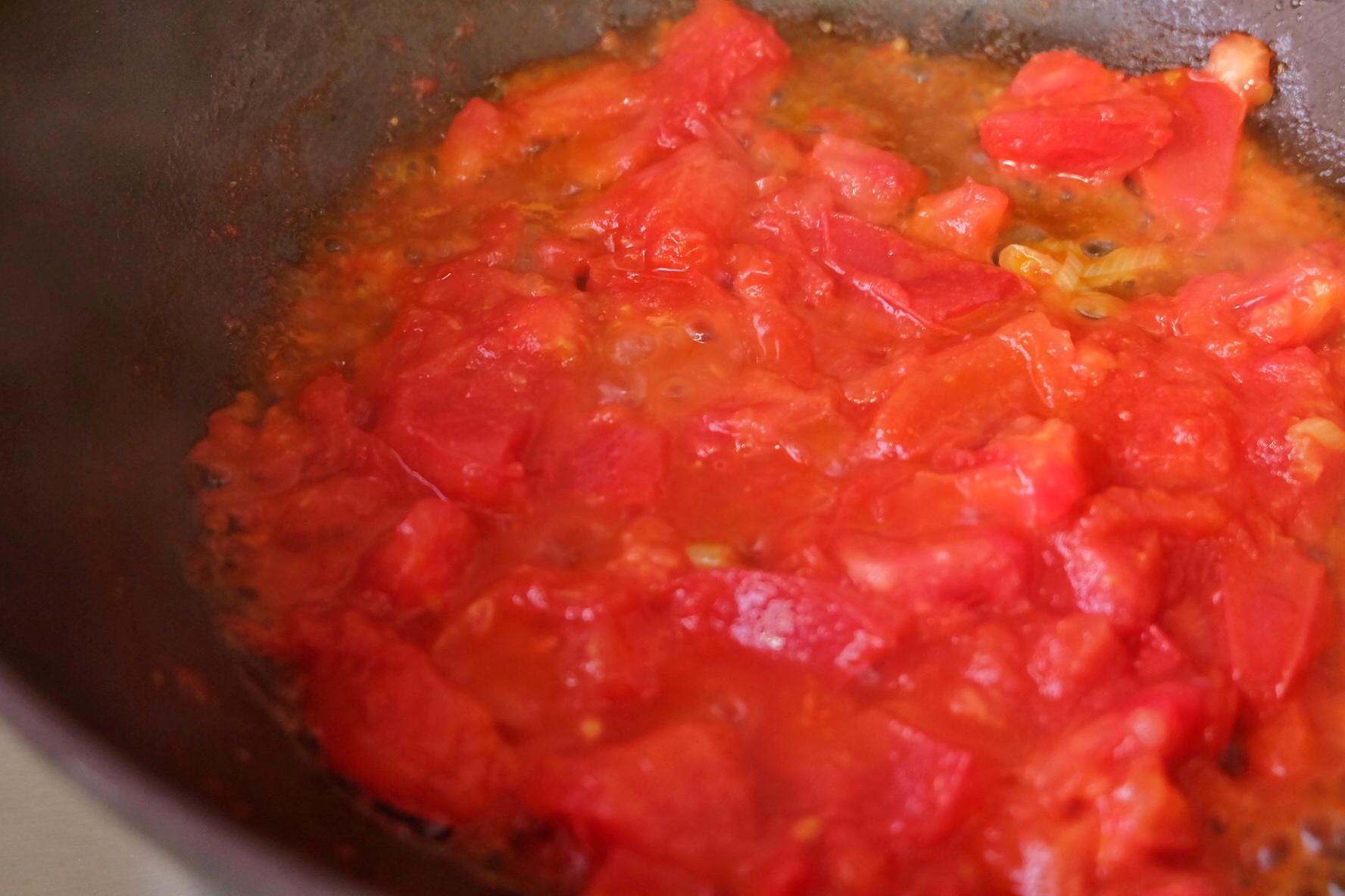西紅柿雞蛋燴餌塊（超下飯西紅柿炒蛋做法）的做法 步骤4