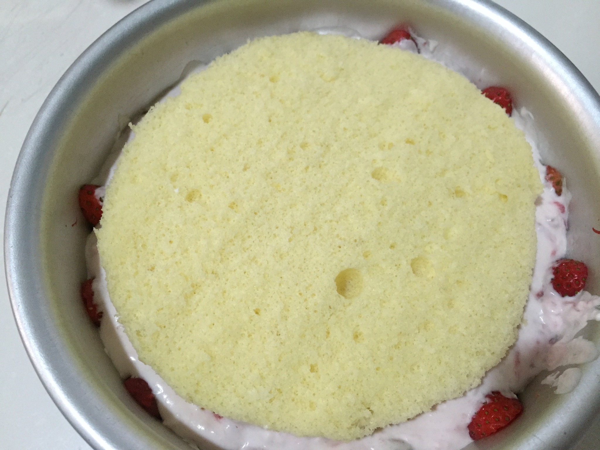 草莓慕斯蛋糕的做法 步骤17