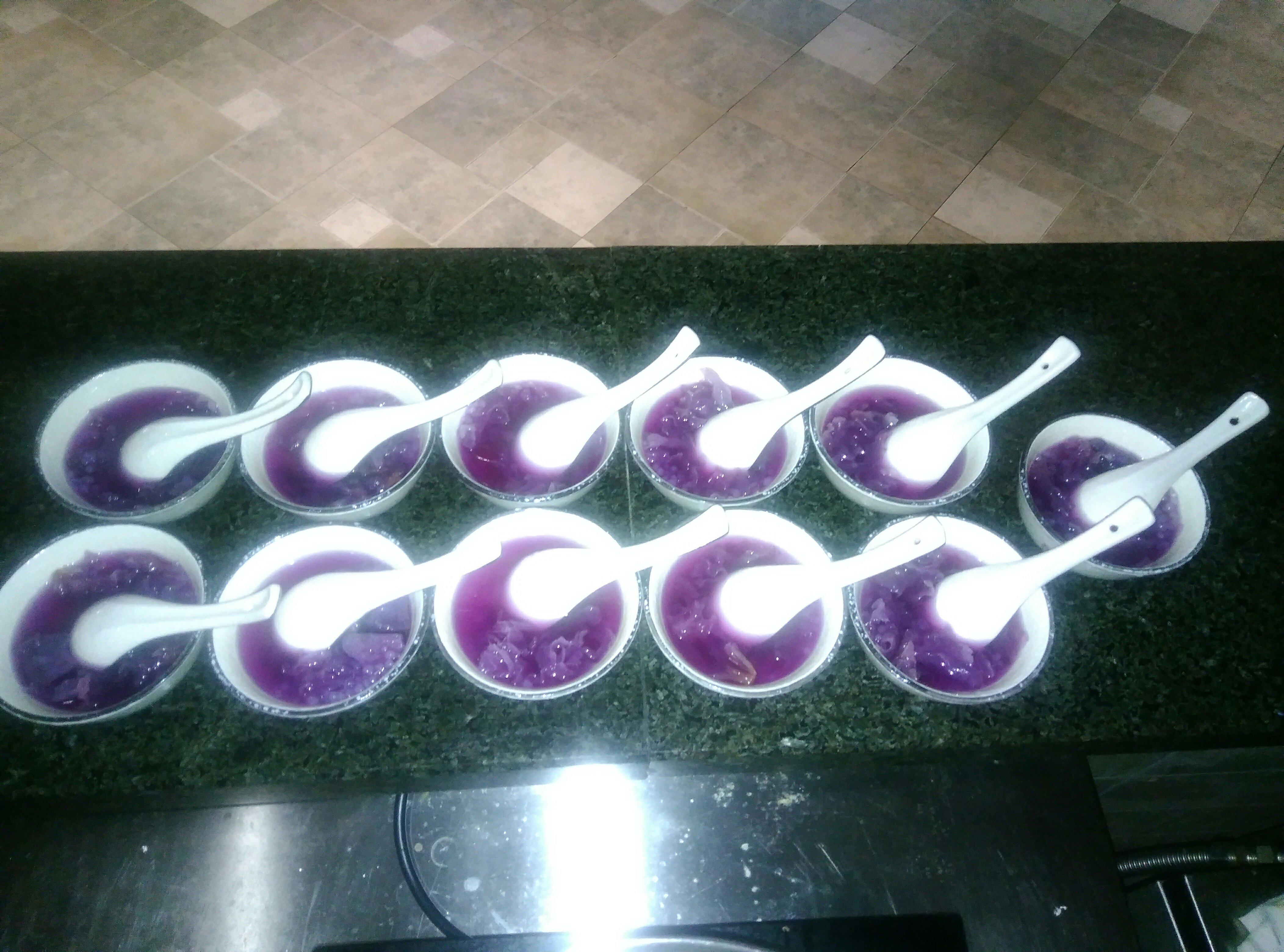 西米紫薯糖水的做法 步骤3