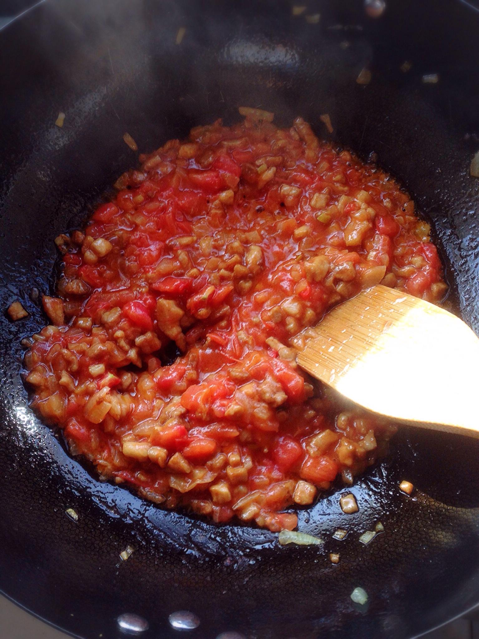 意式茄汁肉醬面的做法 步骤8