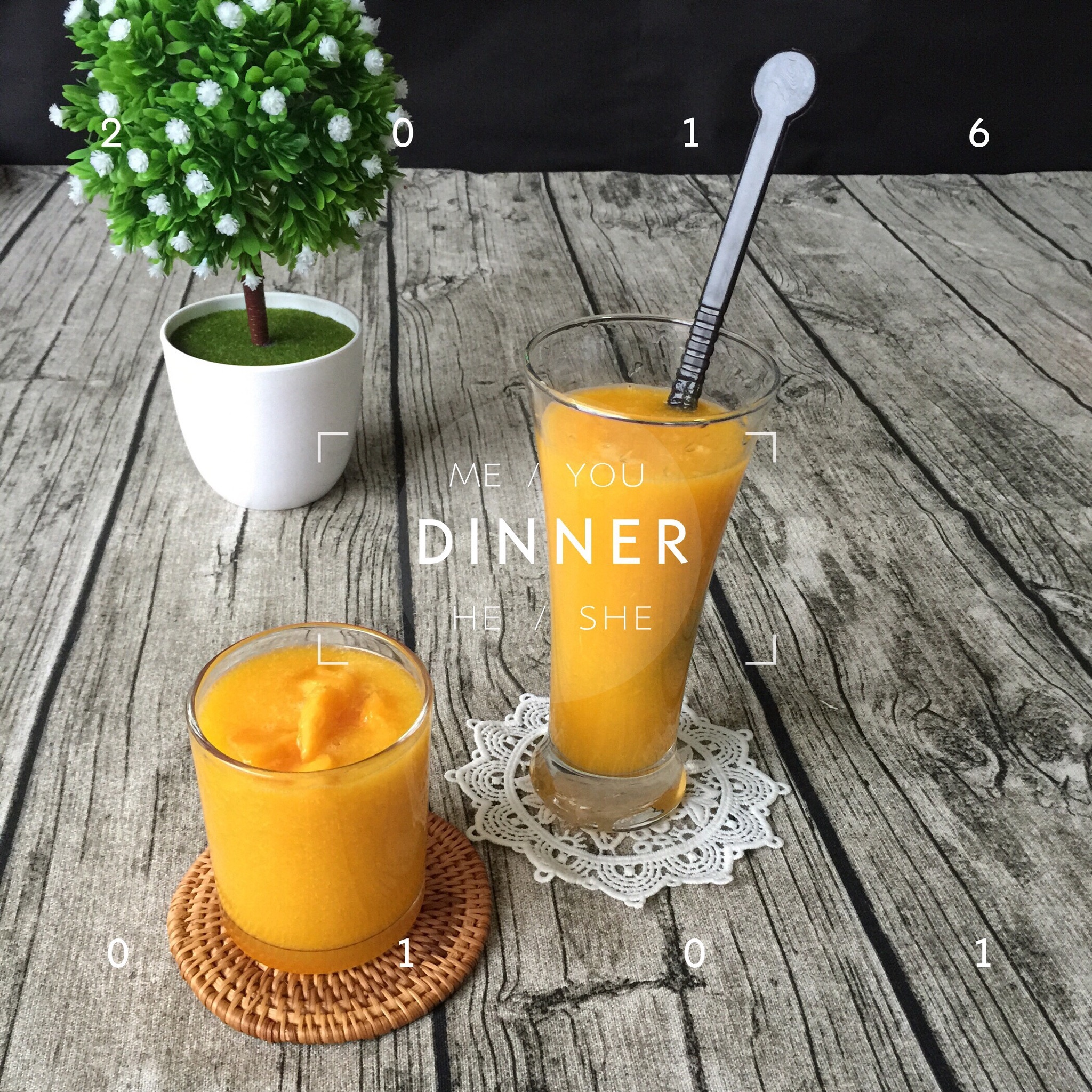 果汁食譜--芒果橙汁的做法 步骤5