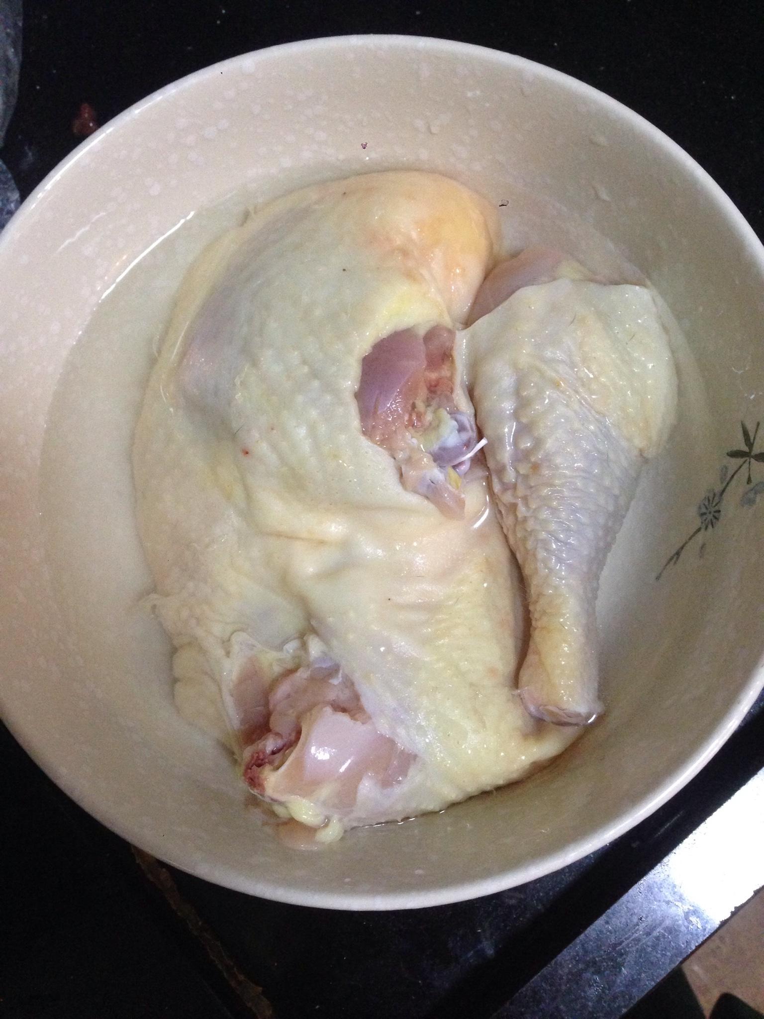 兩人快手菜：清蒸雞湯（可做一肉和一湯）的做法 步骤2