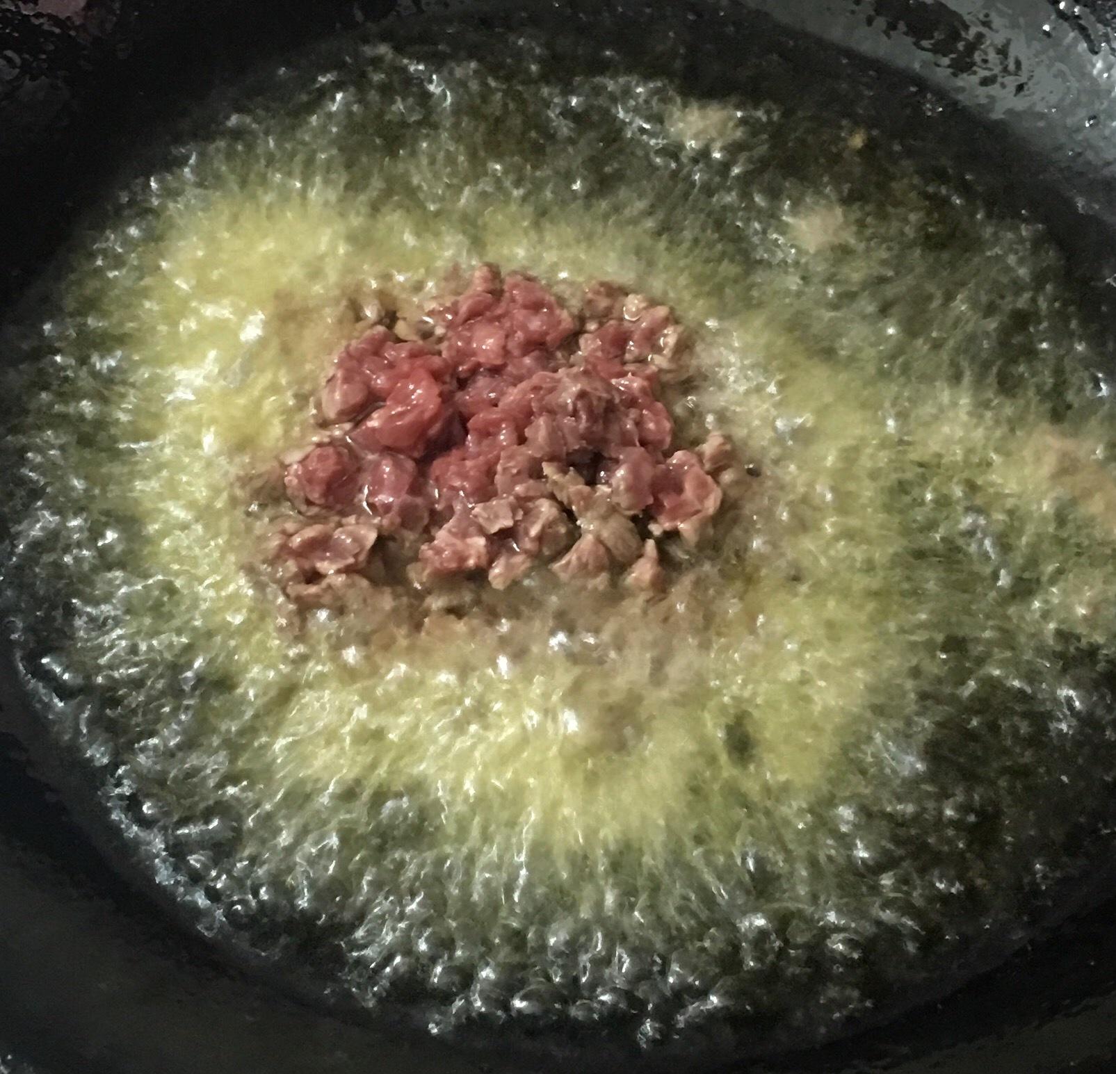 香乾花生牛肉醬的做法 步骤4