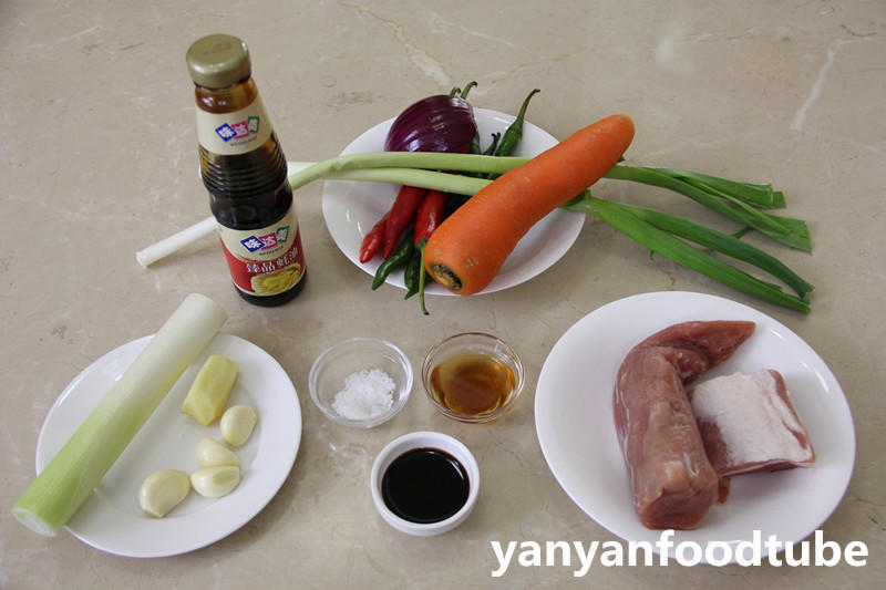 小炒肉 Xiao Chao Rou的做法 步骤1