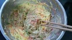 香煎茭瓜土豆餅的做法 步骤4