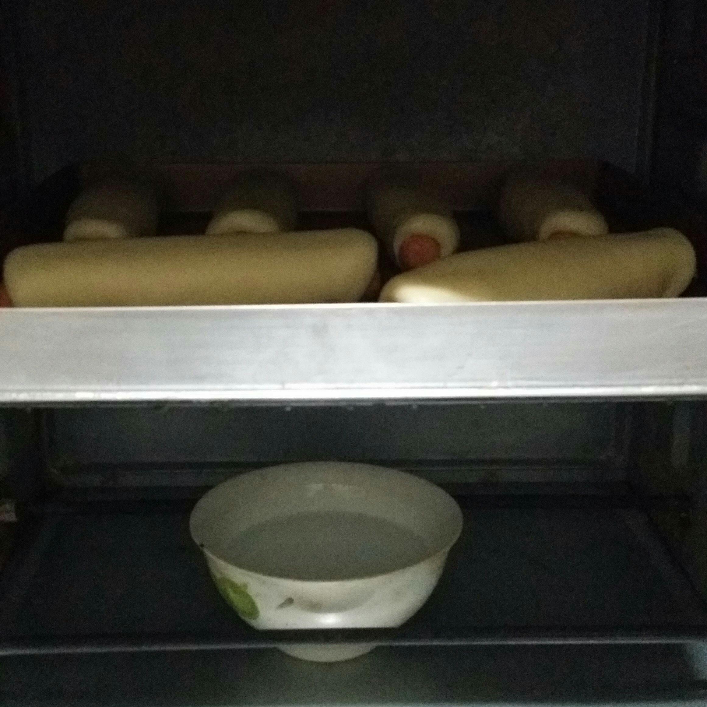 火腿腸早餐麪包（一次發酵法）的做法 步骤9