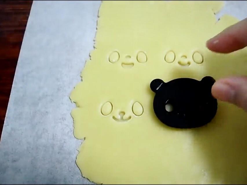 熊貓餅乾的做法 步骤8