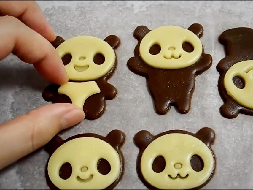 熊貓餅乾的做法 步骤10