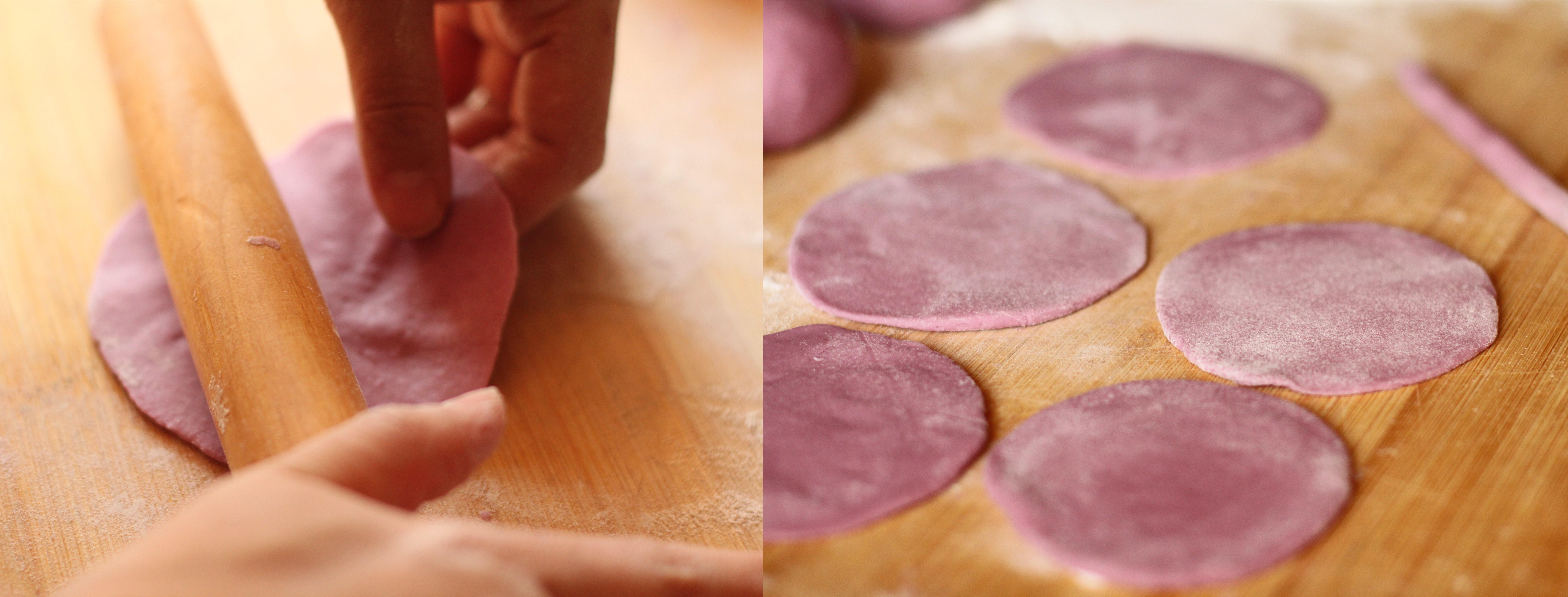 紫薯玫瑰饅頭的做法 步骤12