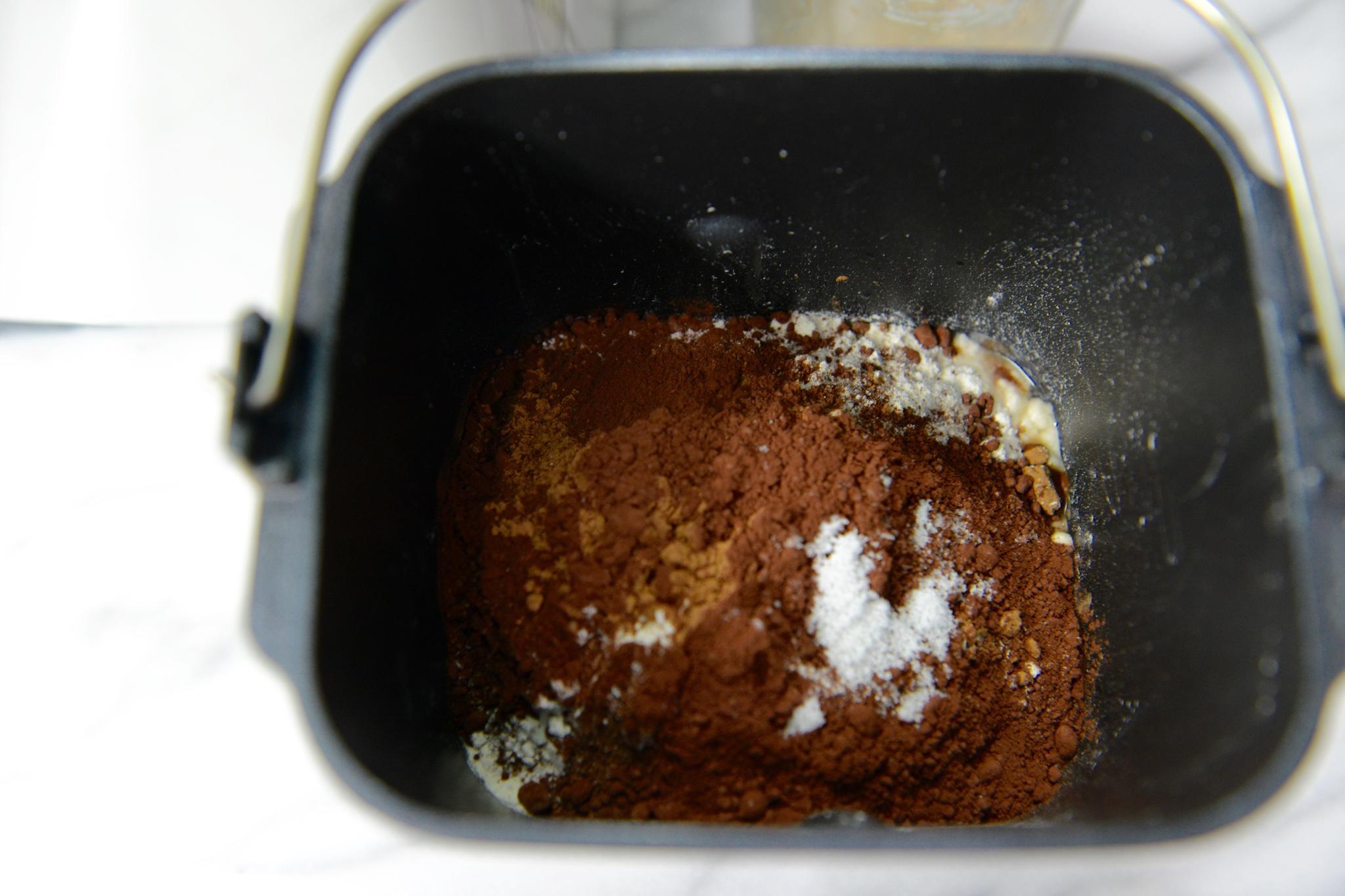《割口發燒友的麪包》— 巧克力豆大理石鄉村麪包的做法 步骤2