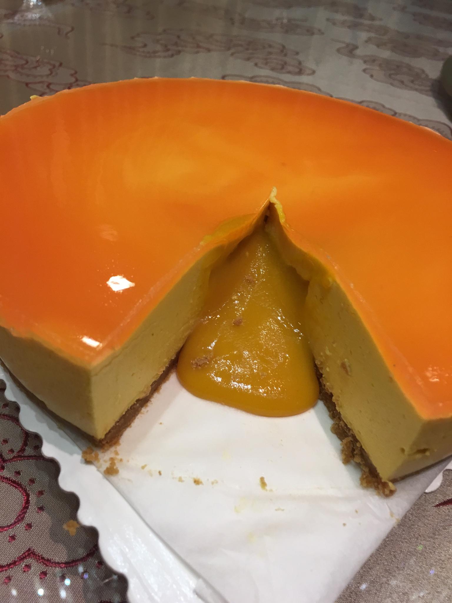 芒果流心慕斯蛋糕的做法 步骤9