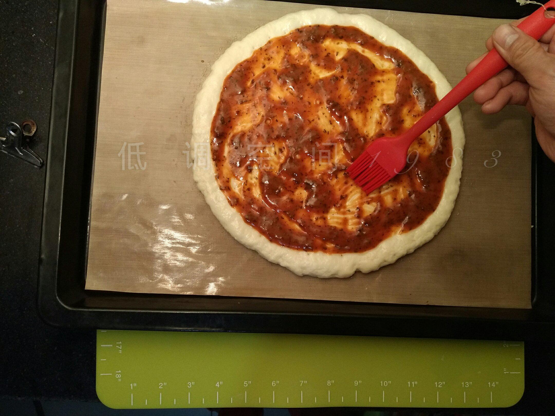 濃香芝士火腿披薩的做法 步骤6