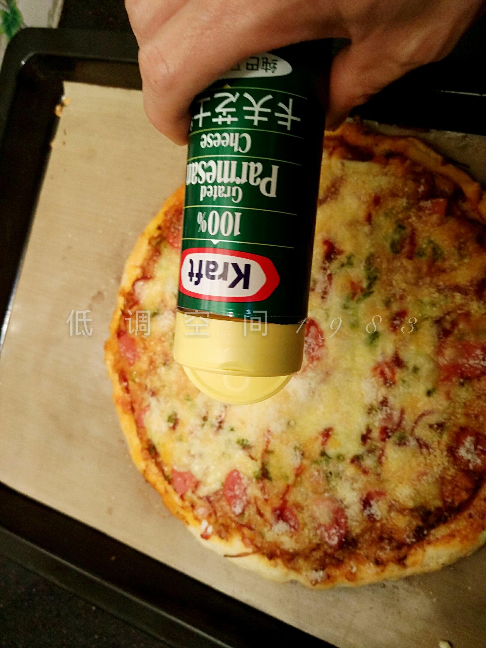 濃香芝士火腿披薩的做法 步骤21