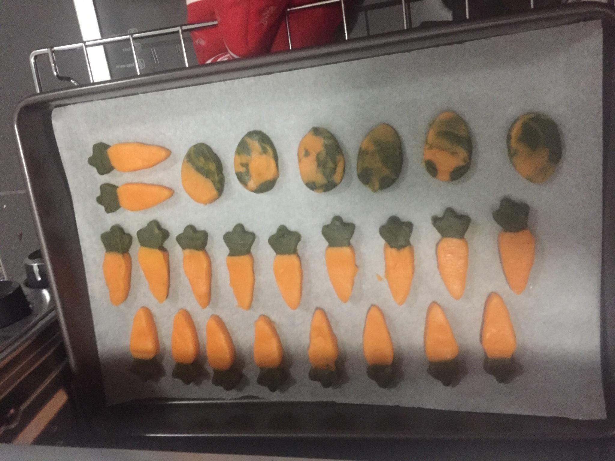 復活節特供胡蘿蔔彩蛋餅乾的做法 步骤7