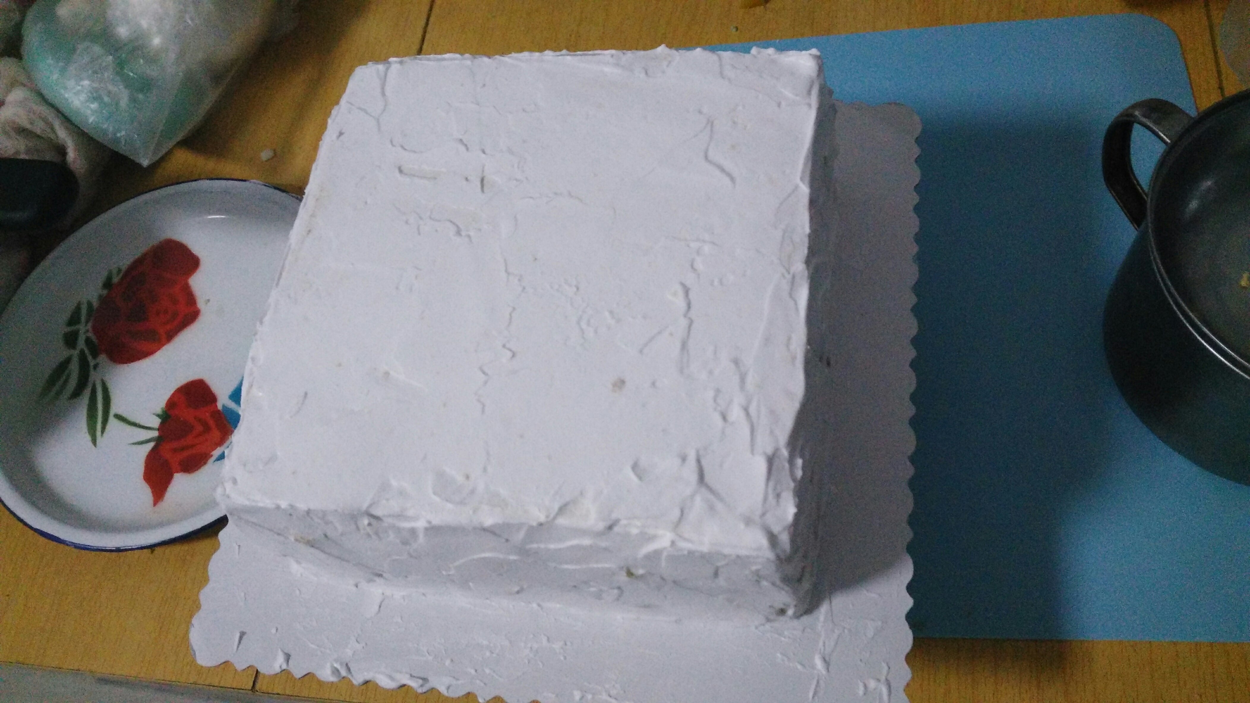自制老壽星翻糖蛋糕的做法 步骤1