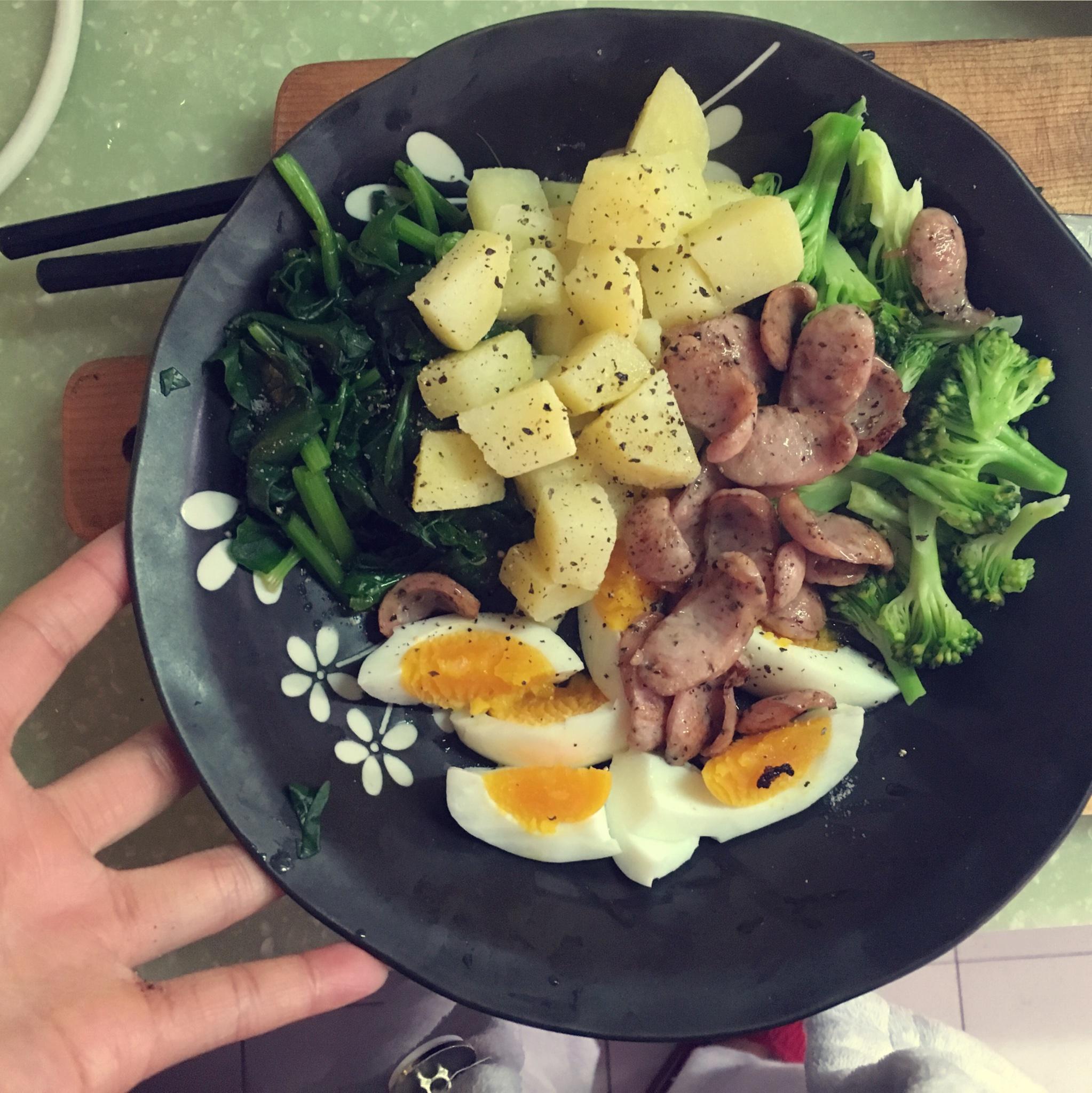 簡易早餐健康沙拉的做法 步骤5