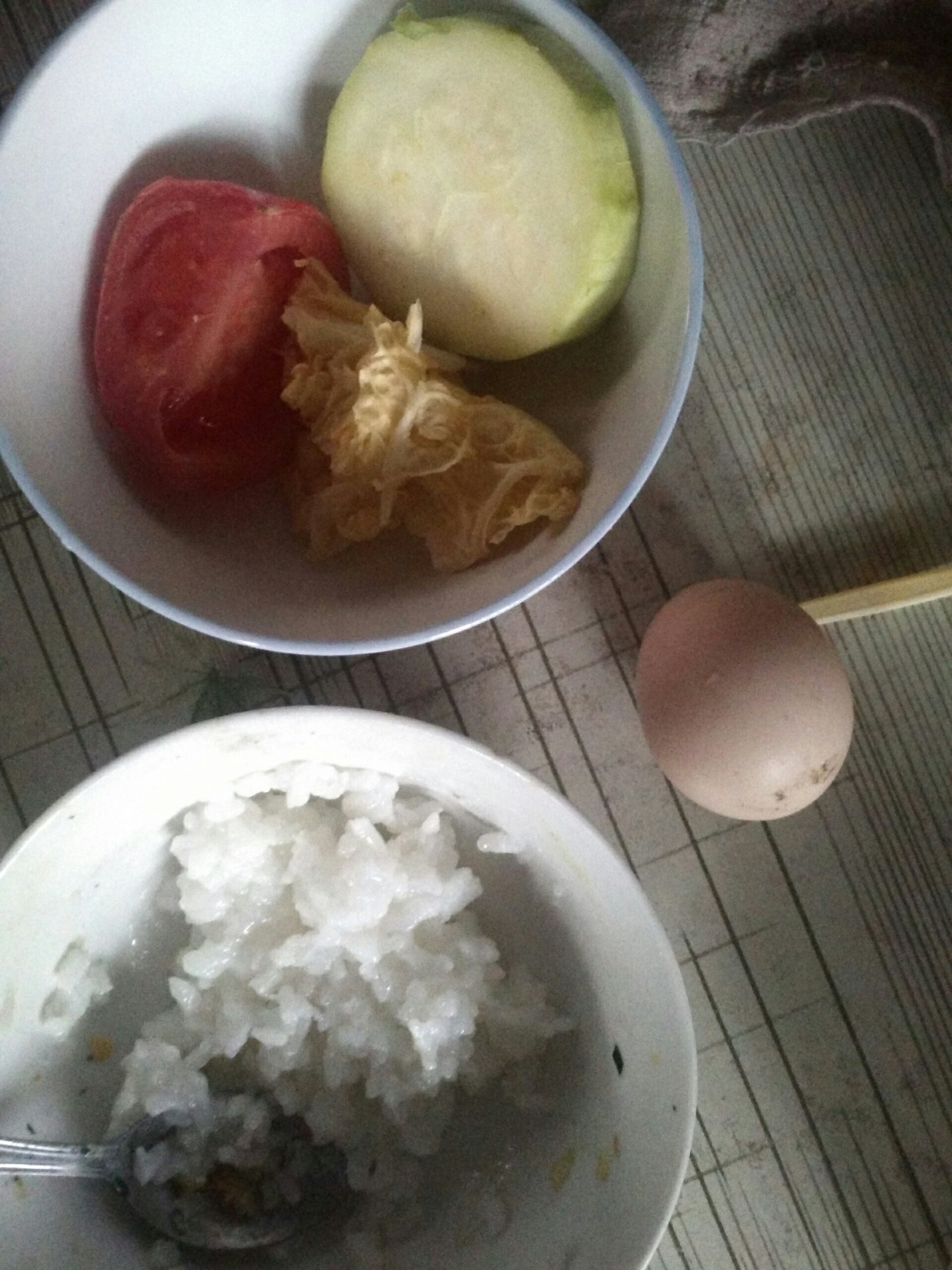 【寶寶輔食】蔬菜蛋香煎米餅的做法 步骤1