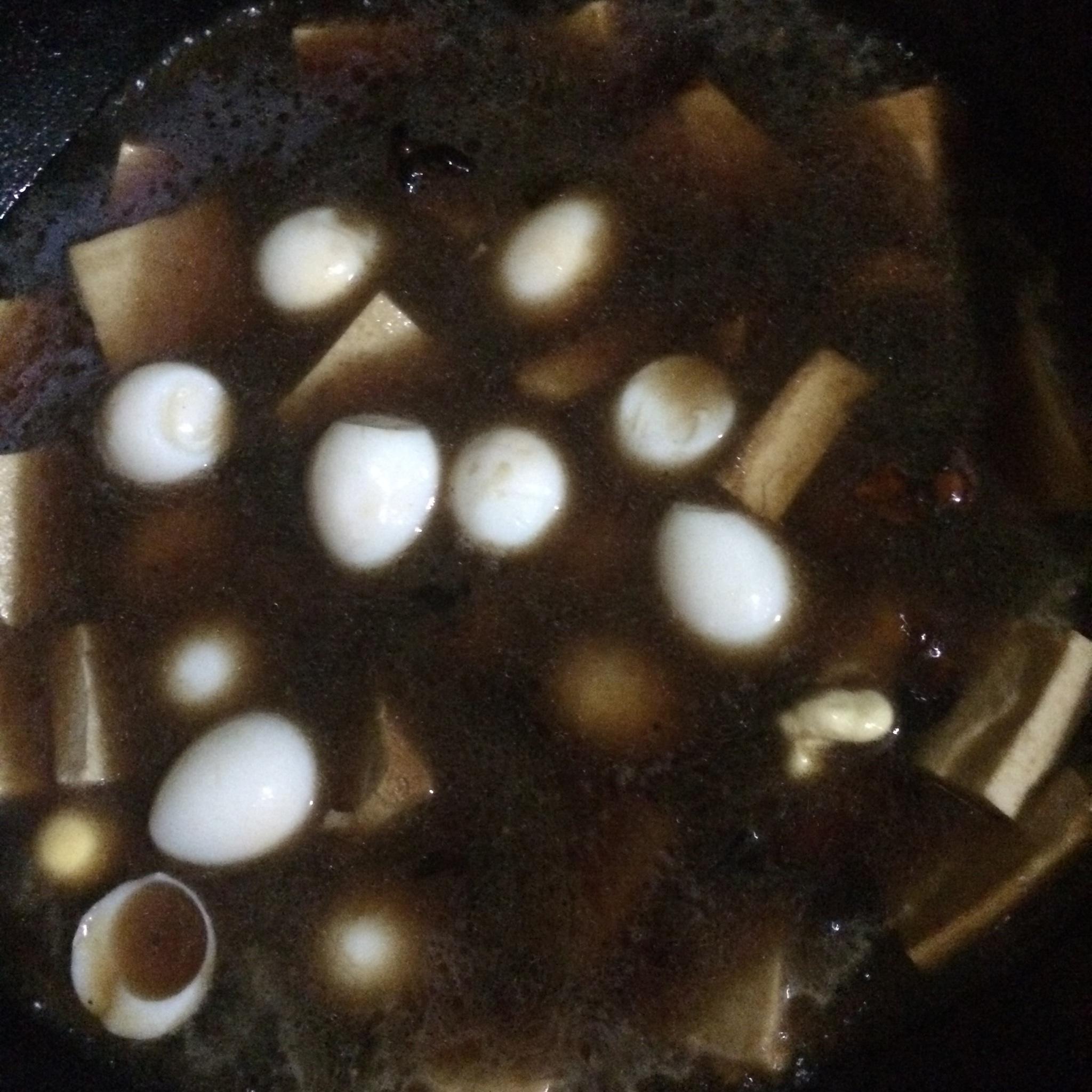 家常滷味·豆乾&鵪鶉蛋的做法 步骤5