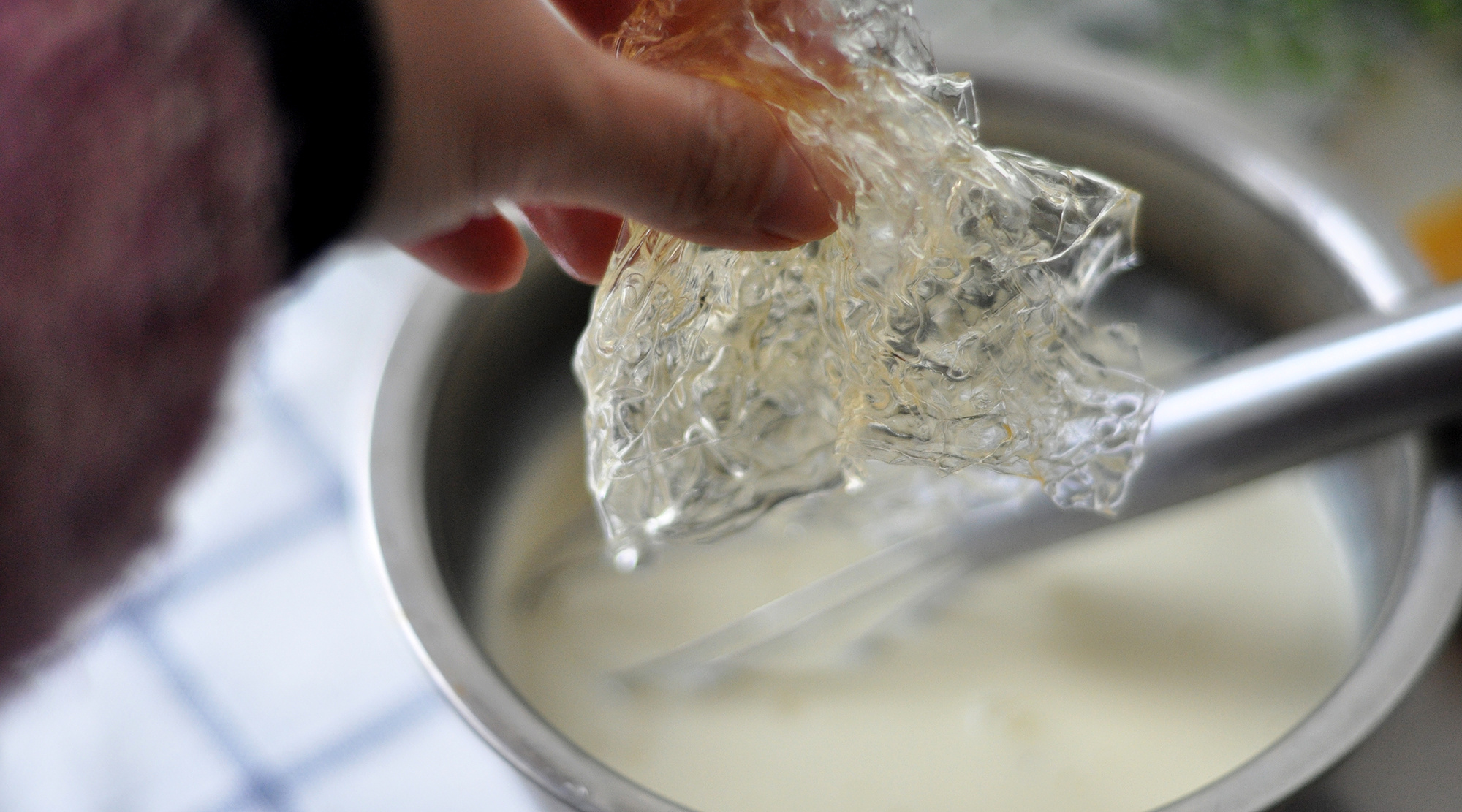 百香果意式奶油布丁的做法 步骤5