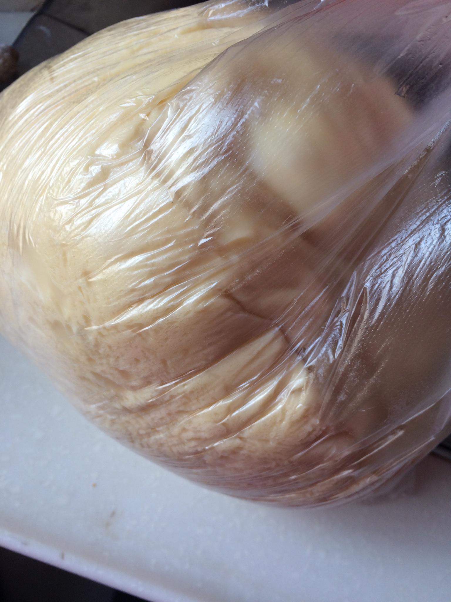 【女王廚房】沙拉香蔥肉鬆吐司（冷藏發酵）的做法 步骤2